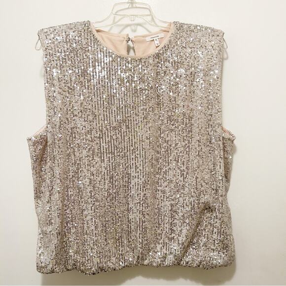 Maurices Edgely™ Sequin Padded Shoulder Top 1X NWT - Picture 5 of 7